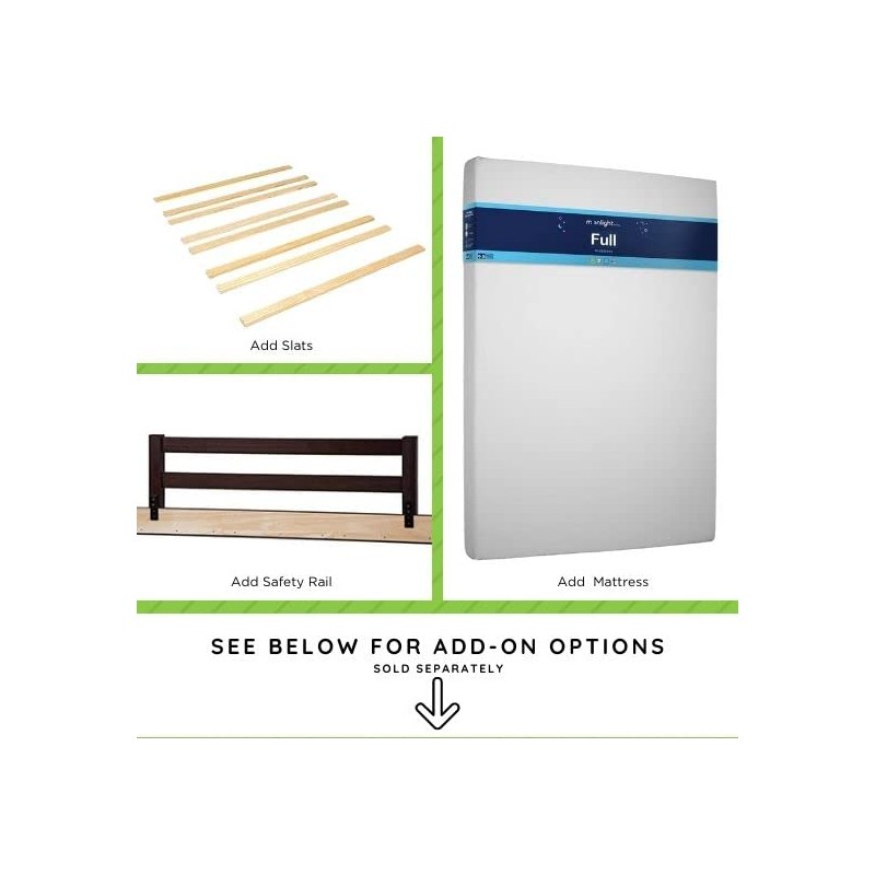 CC KITS Full-Size Conversion Kit Bed Rails for Evolur Cribs