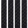 Tatuo 4 Pack Extra Long Seat Belt Covers for Comfort