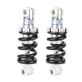 Tissting 2pcs Shock Absorber 125mm Rear Shock Absorber Replacement Damper Spring Element Rear Shock Absorber for Go Kart Scooter