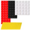 Bump Dots for Visually Impaired, 165pcs Braille Stickers(Red,Black,White,Yellow), Low Vision