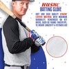 Hushe' Batting Gloves (White Eagle, Adult Medium)