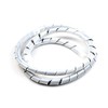 TR Spiral Binding, Cable Tidy Band (1meter/3.3ft) Natural, Average 12mm