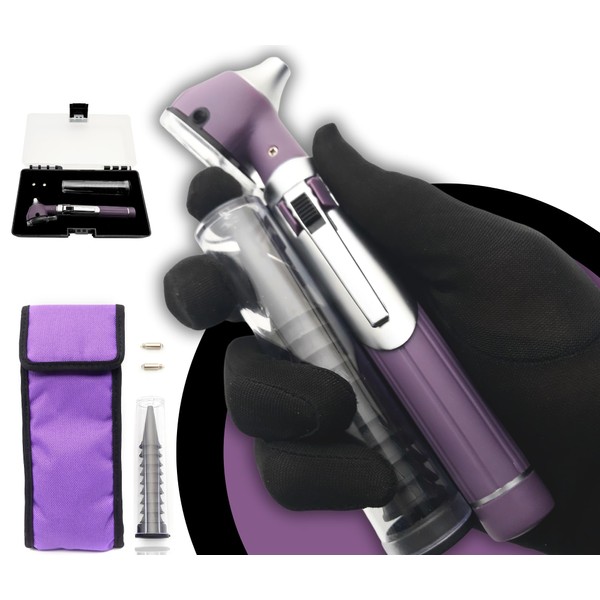 MEDCASE Radiance Otoscope - Ear Scope with LED Light and