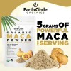 Polvo De Maca Orgánica 1 Lb Vegano - Earth Circle
