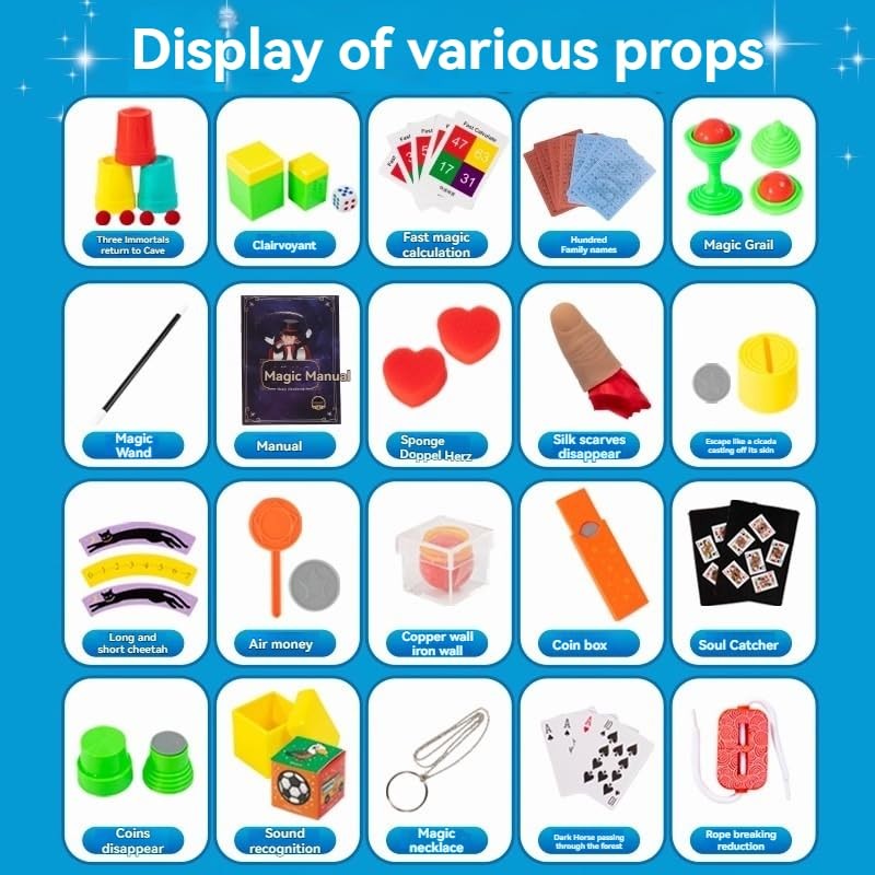 Magic Kit: 80+ Magic Tricks for Kids to Perform with