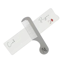 Hair Comb Hotel guest bathroom amenity in White plastic Bag packing 50's/Box