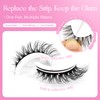 CALAILIS Self Adhesive Eyelashes 5 Pairs Natural Look Press On