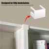 LUAATT Ideal Bookshelf Hook Clip Aligner Compatible with Billy,Bookshelf Connector