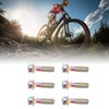 6PCS Bicycle Stem Bolt M5 X 16mm Titanium Alloy Waterproof