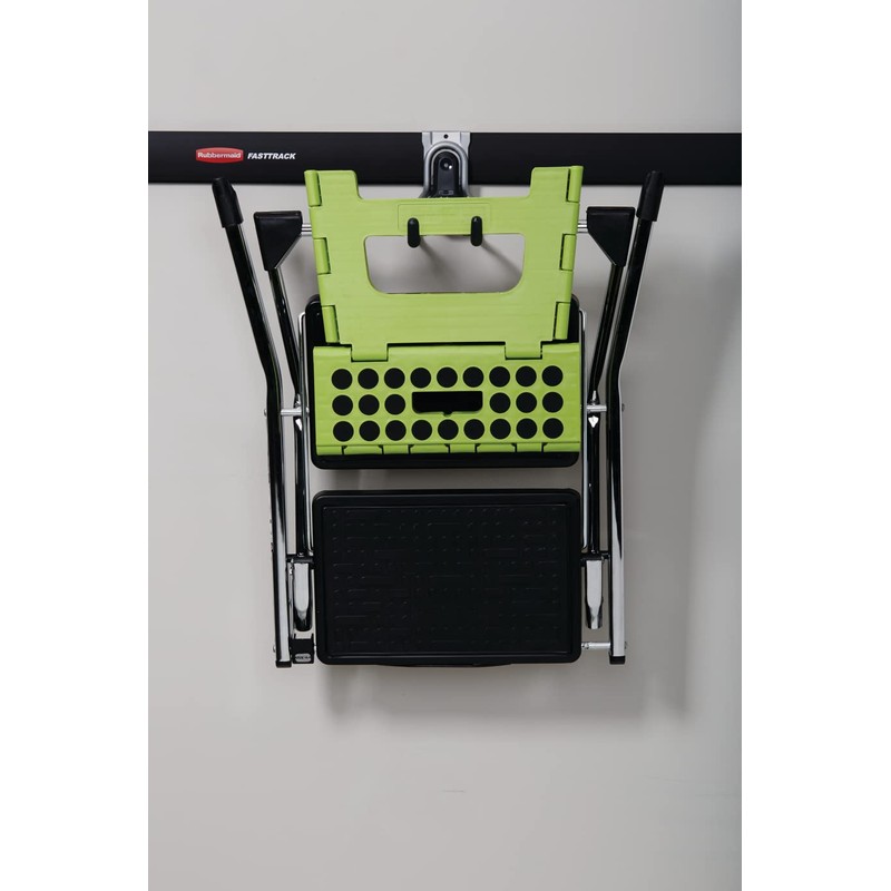 Rubbermaid FastTrack Rail Garage Organization Multi-Purpose Hook 50 lbs Capacity