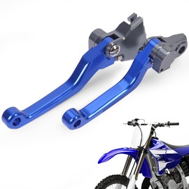 KEMIMOTO CNC Brake Clutch Lever Pivot Levers Set Adjustable Compatible with for YZ125 YZ250 15-23 YZ250F 09-23 YZ450F 09-23 YZ125X 17-23 YZ250X 16-23 YZ250FX 20-23 YZ450FX 19-23 Blue