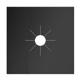 Tiardey 8Pcs Reusable Heat-Resistant Gas Hob Range Protectors, Double Thickness Stovetop Burner Protector Liner Cover 10.6 x 10.6 (Black)