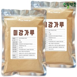미강가루 1kgx2팩 쌀겨가루 국산 한번더 가공한 고은 미세분말 Rice Bran Powder 1kg x 2 Pack Premium Fine Powder, Processed Twice, Domestic Product