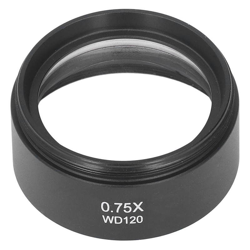 Microscope Lens 0.75X 120mm Barlow Eyepiece M48 Interface Accessory for