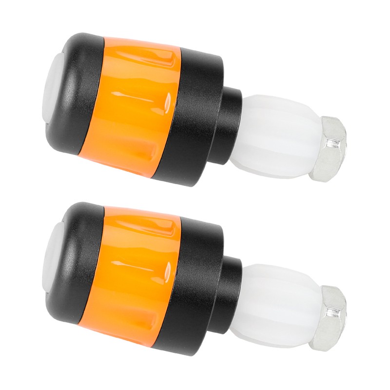 2pcs Electric Scooter Handlebar Lights LED Warning Light Handlebar Plug