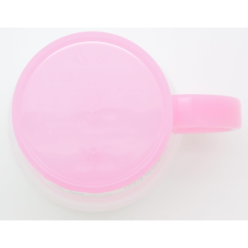 OSK Isla No.2 Plastic Cup with Lid, Pink, 9.5 fl