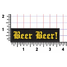 BEER PATCH PACIFICO BEER IRON ON or SEW korpiklaani