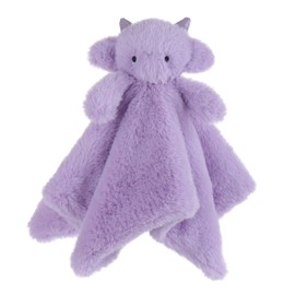 Apricot Lamb Dragon Soft Loveys for Babies, Security Blanket for Baby Boy and Girl, 13.8 Inches for Infant and Toddlers Purple