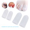 10 Pairs Toes Protector Soft Silicone Prevent Friction Different Size