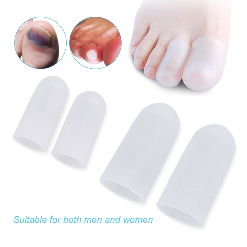 10 Pairs Toes Protector Soft Silicone Prevent Friction Different Size