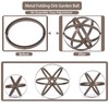 Wenbery Set of 3 Metal Garden Spheres, Metal Folding Orb