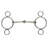 Korsteel Stainless Steel Jointed 2 Ring Dutch Gag Bit, 5"