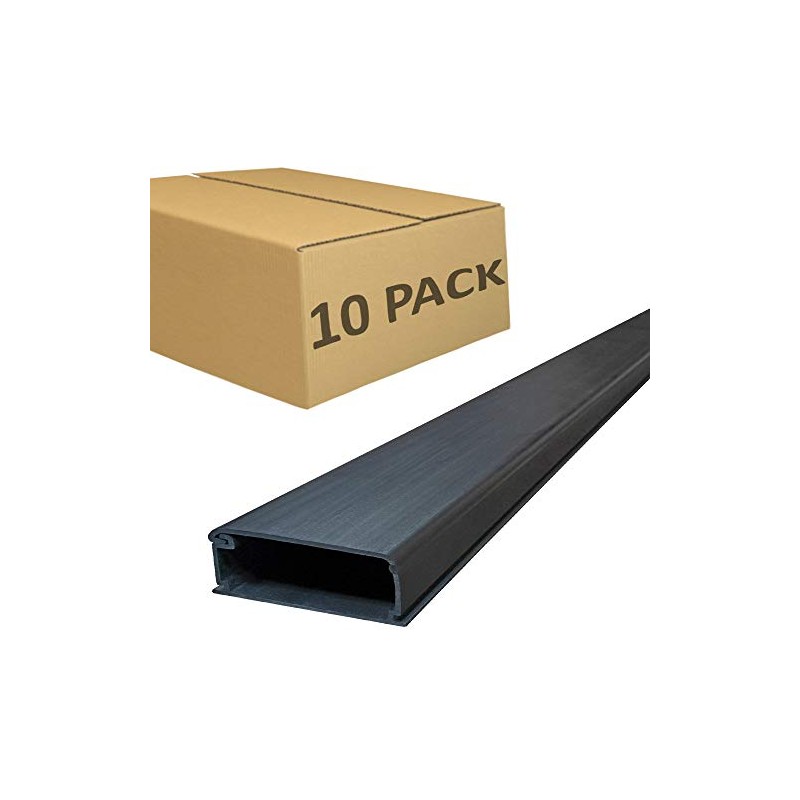 Large Latching Cable Raceway (1125 Series) - 5ft - Black