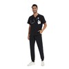COZYFIT Men Scrubs Set — Stretch V-Neck Scrub Top &