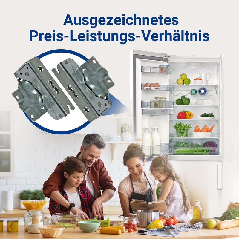 VIOKS Fridge Door Hinge Set Replacement for Bosch Siеmens Neff