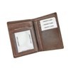 High Quality ID Card Case Wallet Real Leather Portrait Format