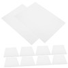 DOITOOL 10Pcs Foam Board Blank Craft Thick Smooth Surface for