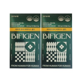 Bifigen Pure Bifidus Gold Probiotics 5 billion 500mg x 30 capsules 2 units / DY / 비피젠 퓨어 비피더스 골드 프로바이오틱스 50억 500mg x 30캡슐 2개 / DY