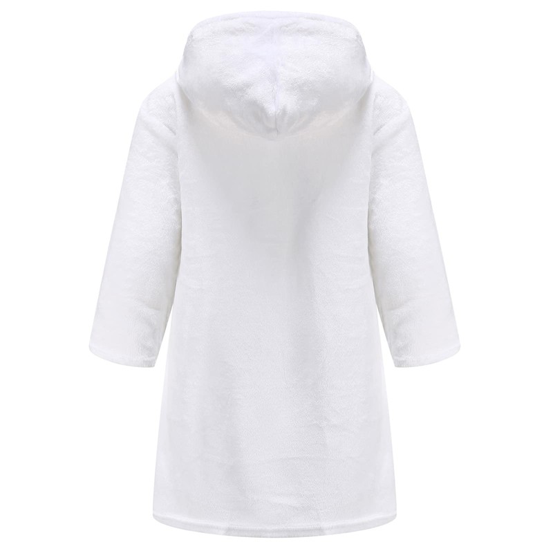 Kids Robe Boys Girls Hooded Fleece Sleep Robe Animal Soft