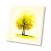 Golden Township Tree Painting Canvas Art Good Luck Rising Fortune