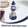 Hohopeti Small Decor Items for Shelf Lighthouse Model Statue Nautical