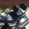 CB Quick Release Driver Backrest Pad For Kawasaki Vulcan 1700