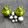 Gartenzaubereien Pond Set Swimming Frogs 2 x Green Frog with