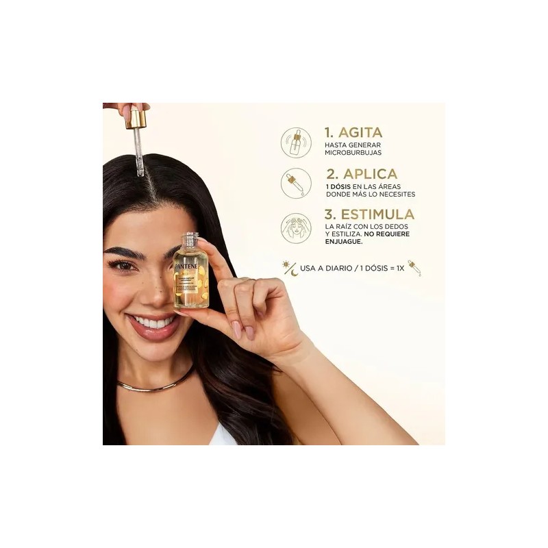 Rutina Pantene Anti Caida Biotinamina Vitamina B5 B3 4pack