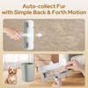 Zivacate Pet Hair Remover Lint Roller, Ergonomic Handle & Self-Cleaning,