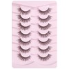Onlyall Natural Lashes Wispy Lashes Natural Look False Eyelashes Flared