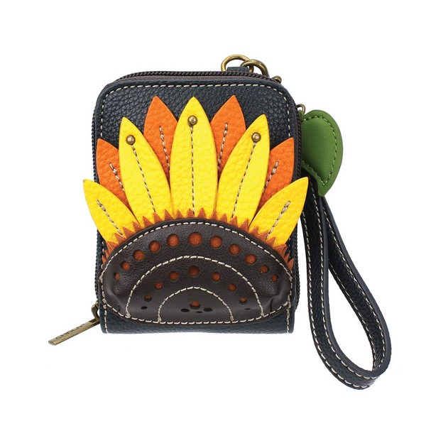 Chala Cute-C - Credit Card Holder Wallet Wristlet, Sunflower, One