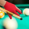Left Hand Billiard Gloves Polyurethane Fiber Average Size Three Fingers