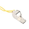 24pcs Stainless Steel Sports Whistles with Lanyard Loud Crisp Sound