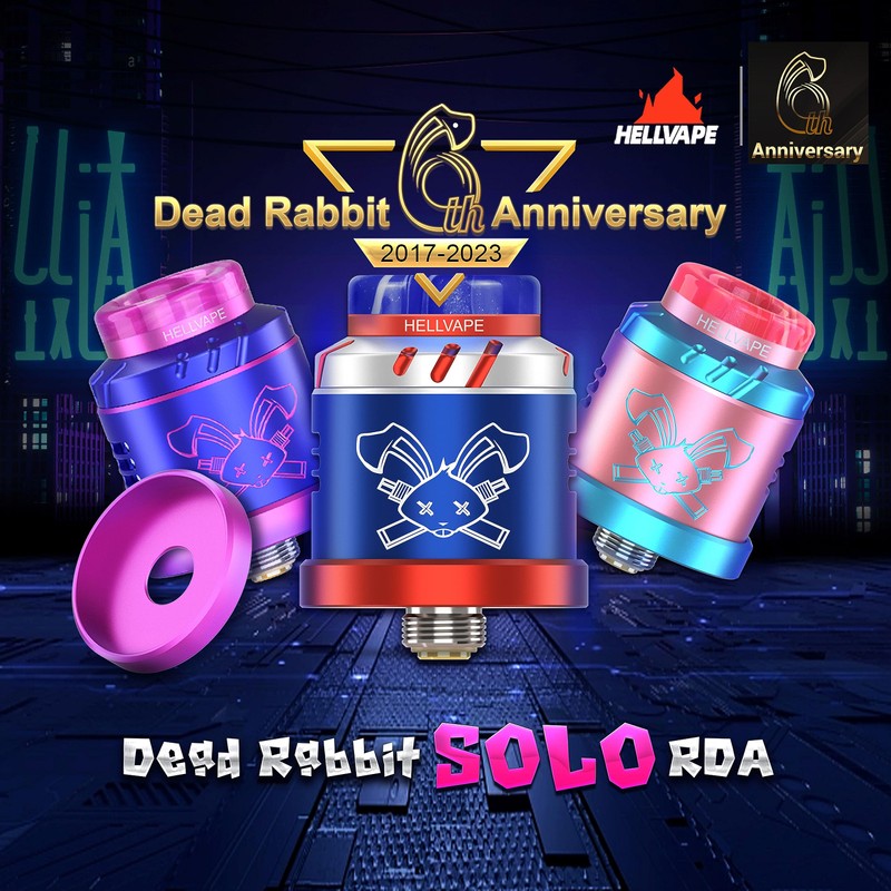 [SOLO/6th Anniv.] Hellvape Dead Rabbit SOLO RDA [6th Anniversary Version]