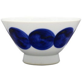 Hasamiyaki, Round Crest Joint, Kurawanka Bowl, Rice Bowl, Blue, Microwavable, Made in Japan