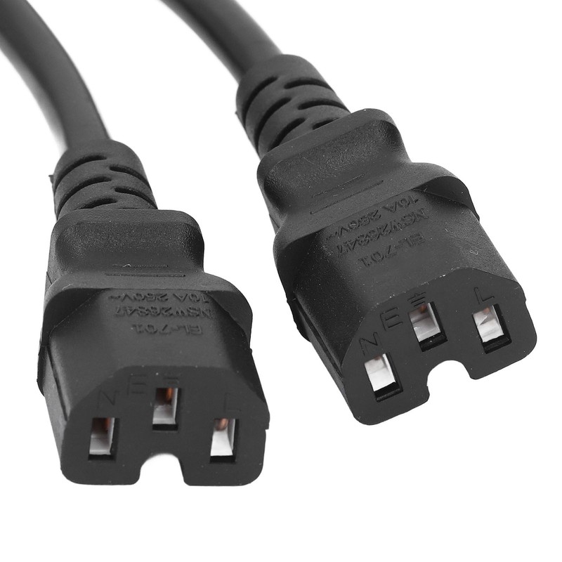 Power Cable Splitter Y Shape 30cm IEC320 C14 Male to