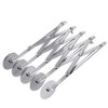 UOHGDPY Adjustable Pastry Cutter, 5 Wheel Stainless Steel Dough Divider,
