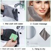 6 Pack Microfibre Body Wash Mitts, 15x21 CM Flannels Face