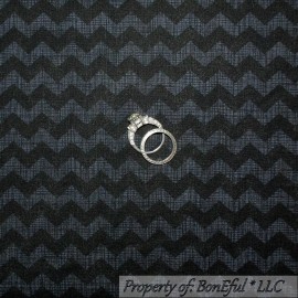 Timeless Treasures Fabric BonEful Fabric FQ Cotton Quilt Black Gray Chevron STRIPE Small Skull Skeleton US