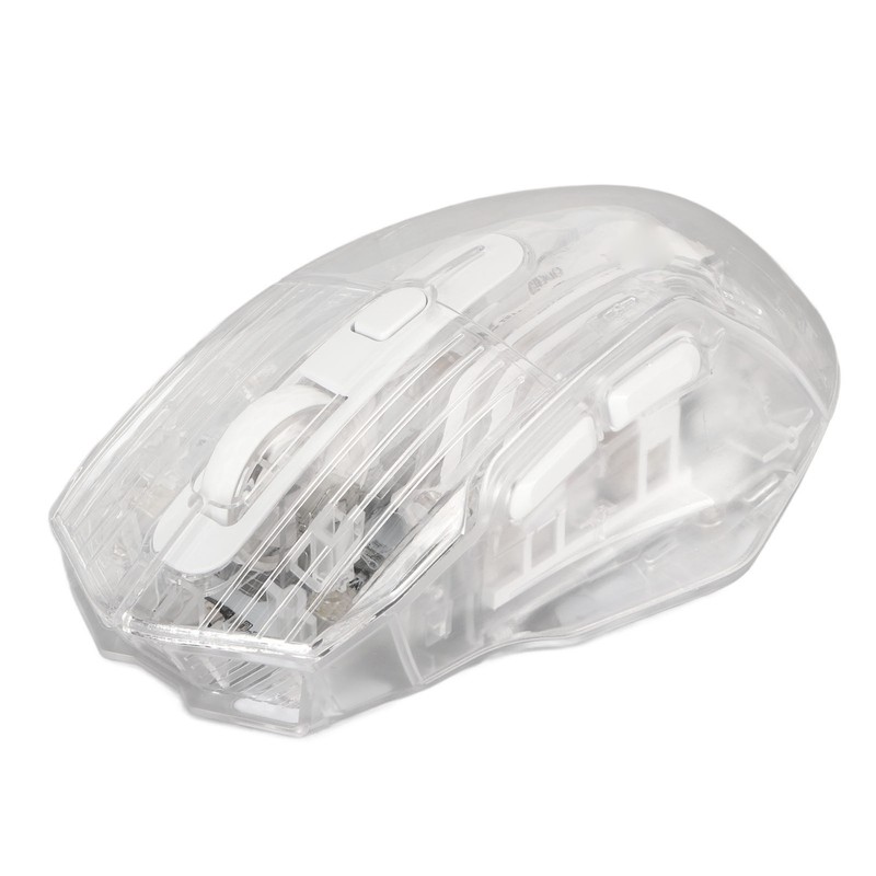 Gaming Mouse 2.4G Wireless Bluetooth Wired USB Transparent 3 Mode